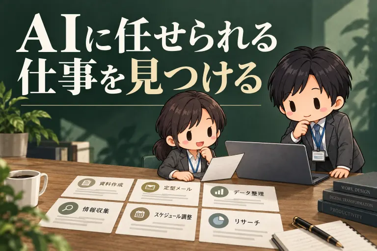 AIに頼める仕事を見つける